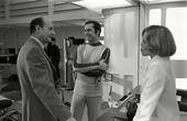 Gerry Anderson with Martin Landau and Barbara Bain