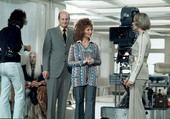 Gerry and Sylvia Anderson with Barbara Bain